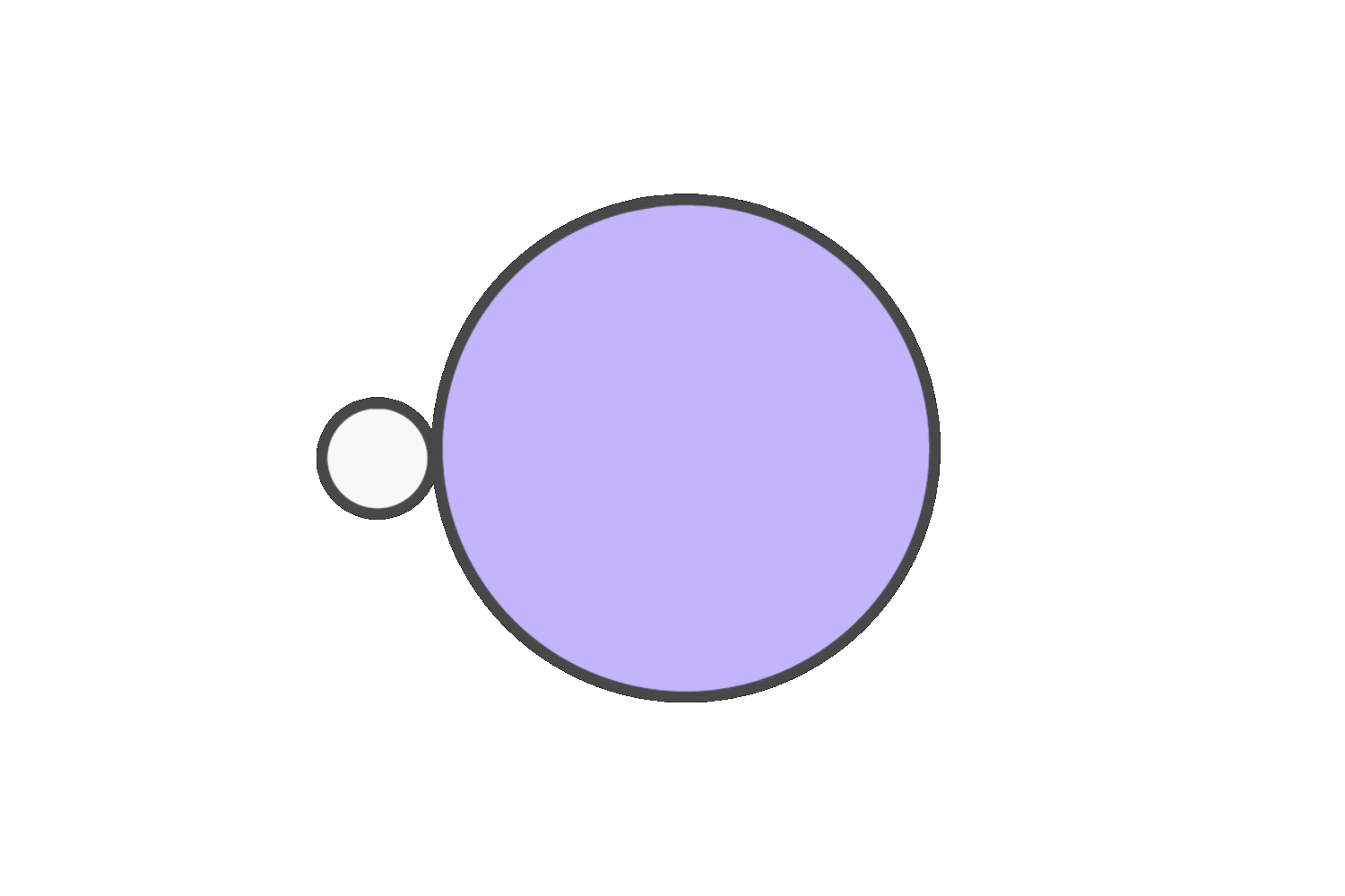 Animation of hydroiodic acid (HI) dissociating into a proton (H⁺) and iodide ion (I⁻), demonstrating strong acid behavior.