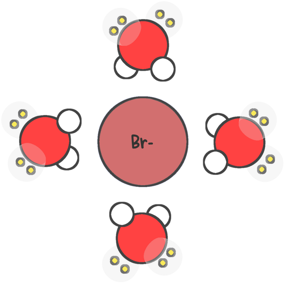 A diagram showing how polar protic solvents like water and alcohols slow SN2 reactions by forming hydrogen bonds with the nucleophile. This 'cages' the nucleophile, making it less reactive and slowing down the reaction.