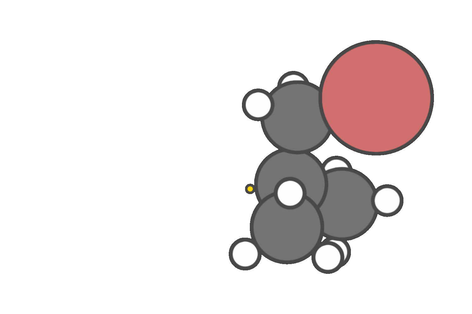 Carbon radical abstracts hydrogen from HBr, forming alkyl bromide product and regenerating bromine radical (Br•) in a chain propagation step.